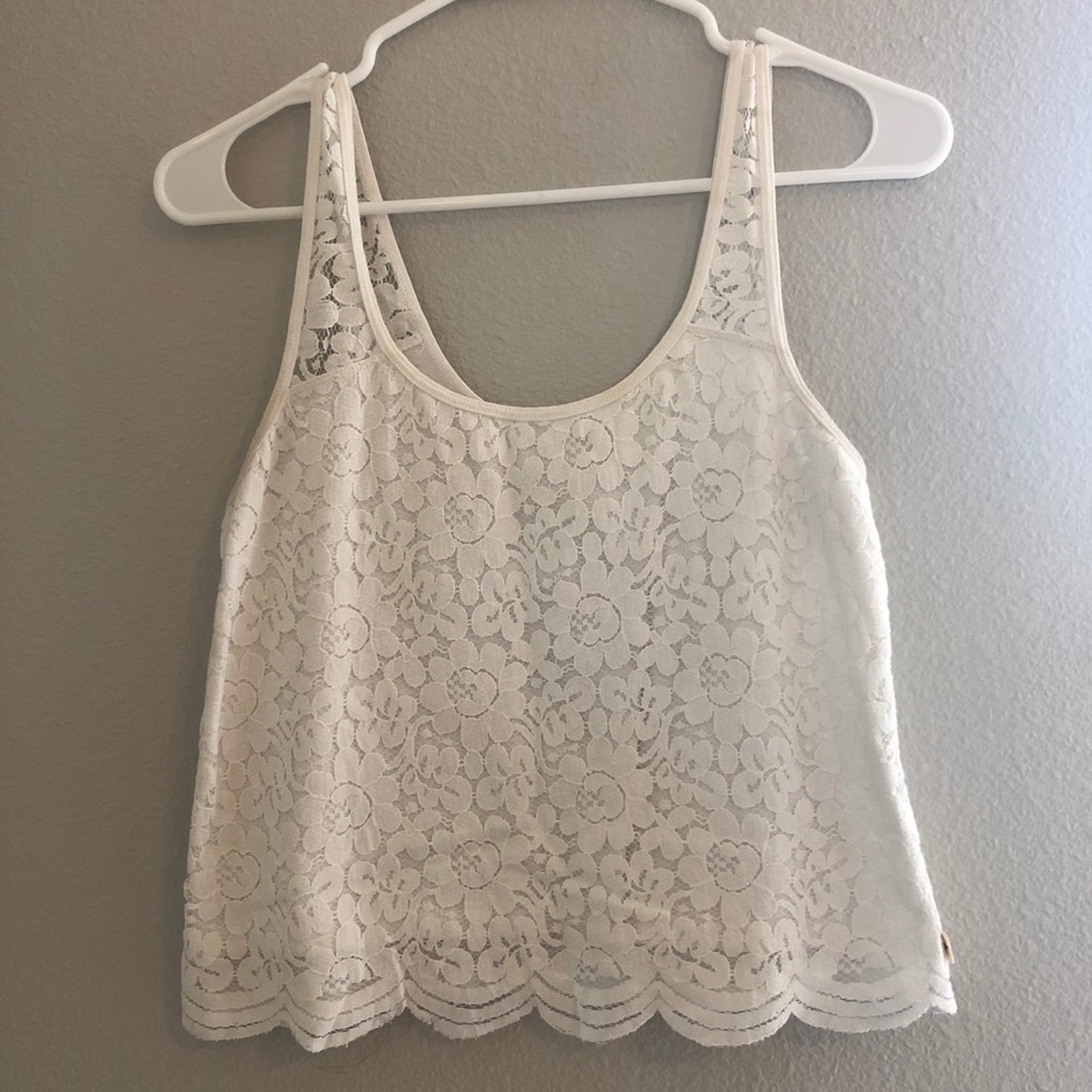 White tank top